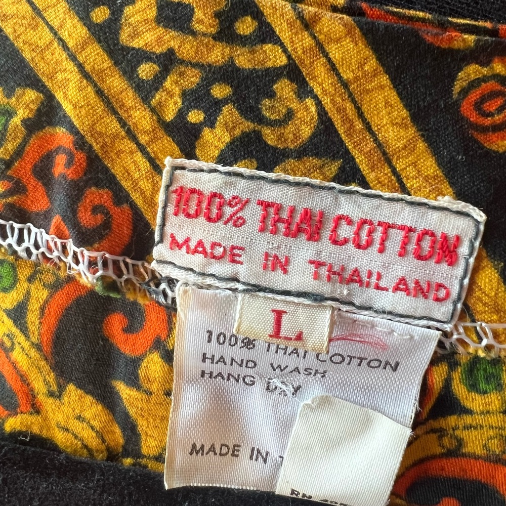 Vtg Thai caftan dashiki dress - Picture 8 of 11